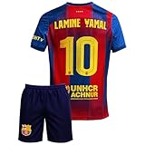 Gokaynex Lamine Yamal Nr.10 Trikot für Kinder – Kurzarm Fußball Set mit Shorts – Fan Outfit 2026 Heimfarben Design – Jugendgröße 128