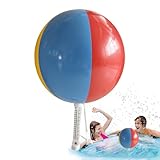 Aquarium-Temperaturmessgerät – Schwimmbad-Temperaturmessgerät, wasserfestes Thermometer mit Kette | Genauer Temperaturmonitor für Whirlpool, Thermometer