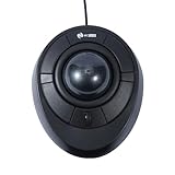 MCSaite Wired Trackball Maus mit Scroll Wheel - Grauer Ball