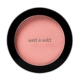 Wet n Wild Color Icon Blush, kräftiges anpassbares Rouge, gepresstes Puder mit seidigweicher Formel, für einen gesunden Teint und seidigweichen Hautton, Vegan, Pinch Me Pink
