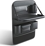 LiyanWu Autositz Organizer für Mitsubishi Grandis Eclipse Sigma COLT Evo, Rückenlehnenschutz Multifunktional Wasserdicht Rücksitz Organizer mit Klapptisch Autozubehör