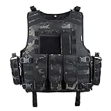 ACEXIER Molle Airsoft Taktische Weste Platte Träger Swat Angeln Jagd Paintball Weste Militär Armee Rüstung Polizei (BCP)
