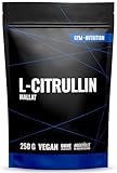 L-CITRULLIN Malat Pulver 2:1 - Hochdosiert - Vegan - produziert in Deutschland - 250g Aminosäure