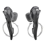 Rennrad Schalthebel - 3x9 Speed Fahrrad Bremshebel-Schaltung für Fahrrad, Rennrad-Lenker, Dual Control Manual Change Shifter Umwerfer mit Schaltzugkern, Bremszugkern