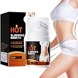 Straffende Anti-Cellulite Creme 50g,Anti Cellulite Creme mit Kräuterextrakten, KörperformendeMassagecreme für Damen & Herren,Fettverbrennende Schlankheitscreme für Bauch,Taille,Arme & Po