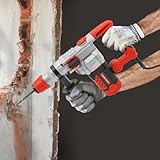 2200W Abbruchhammer, Multifunktions Elektrohammer, Schlagbohrhammer mit Staubschutzhaube, Vierkantbohrer, Elektro Schlagbohrmaschine, für Stahlbeton, Mauerwerk, Fliesen