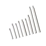 Fydun Metall 10 Größen Uhrenarmband Schraubenset Uhrenreparaturwerkzeug Zubehör mit Aufbewahrungsbox für Familien (50 Stück)