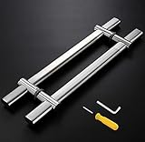 QHLMLL Türgriff, verstellbar, Schiebetürgriff, Industrie-Türknauf für Innen- und Außenbereich, Scheune, Badezimmer, Büro, Türgriffe von Stange zu Stange mit Werkzeug (Größe: 80