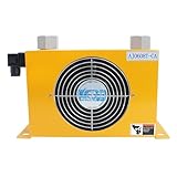 AJ0608T-CA 60L/min Durchfluss Kühler Ölkühlung Wärmetauscher Kühler Ölkühler Platte Pin Hydrauliksystem Effiziente Stoßdämpfung(AC380V)