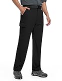 Slättourdo Herren Outdoor Wanderhose Zip Off Wanderhose Abnehmbar Trekkinghose Outdoorhose Atmungsaktiv Arbeit Hosen Schnell Trockend Sommer Funktionshose, Schwarz L