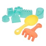 HONMEET Sandspielzeug Tragbare Bunte Sandburgen-Formen und Sandspielzeug für Strand und Park Leichtes Strandspielzeug für Jungen und Mädchen Kreativität und Sozialem Spiel
