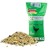 Scheipers Mühle Hühnerkörnerfutter 25kg – Premium Hühnerfutter – OHNE GENTECHNIK, HOCHWERTIG, NATÜRLICH & GESUND – ideal für Hühner, Legehennen, Enten, Gänse & Geflügel (25 kg)