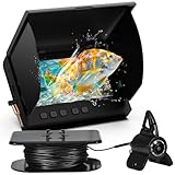 Unterwasserkamera Angeln Fishfinder, Fish Finder Kamera mit 4.3 Zoll IPS Display und 20m Kabel, Wasserdicht 220° Weitwinkel Nachtsicht Unterwasser Angelkamera für Meeresangeln Fluss Angeln Eisfischen