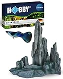 HOBBY Aquaristik Guilin Rock 3 I 27 x 15 x 29 cm I künstlicher Stein für Aquarien I Aquarium Deko I naturgetreue Dekoration für Aquarien und Terrarien I Nachbildung natürlicher Felsen