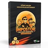 IMPOSTOR - Das Party-Wortspiel - Classic-Edition | Imposter Kartenspiel | Könnt ihr den Hochstapler enttarnen? | Partyspiel-e | Gesellschaftsspiel-e für die Familie, Freunde & Erwachsene | Geschenk-e