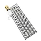 OSALADI Edelstahl Fahnenmast 19m Drehbar Rostfrei Wetterfest Klappbar für Garten Haus Außenbereich