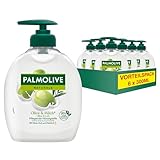 Palmolive Seife Naturals Olive & Milch 6x300ml - flüssige Handseife zur sanften Reinigung der Hände