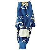 XINYUNZU Kinder Thermohose Gefütterte Hose Winterhose Kuschel Jogginghose Thermo Leggings Elastische Taille Sporthose Warme Hosen für Jungen und Mädchen 1-13 Jahre Alt Blau 7 Jahre