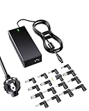 Universal Laptop Ladegerät, 90W Netzteil Laptop Ladekabel für Lenovo HP Dell JBL ASUS Acer Samsung Medion Toshiba Sony Fujitsu MSI PC Charger mit 16 Adapterstecker