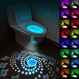 HOTUT Toilette Licht WC-Nachtlicht, Toilettenschüssel Nachtlicht, 16 Farben Motion Sensor wc nachtlicht mit Projektorlampe zumToilettenbeleuchtung,Lustige Badezimmerzubehör