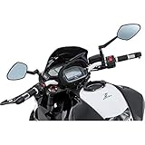 QBag Hecktasche Motorrad Motorradtasche Lenkertasche 01 für Navi/Smartphone, praktischer Blendschutz, Touchscreenbedienung, spritzwassergeschützte Kabeldurchführungen, Schwarz