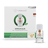 Vitabaum® Immun Kur mit 15 Mikronährstoffen - Immunsystem-Booster - 30 Fläschchen - 10 ml pro Tagesdosis - Twist and Mix System™ für optimale Absorption - Vegan