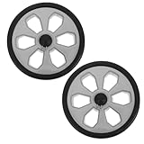 ULTECHNOVO 2 Stück Teiliges Ersatzräder Einkaufswagen und Handwagen Verschleißfest Langlebig Vielseitig Einsetzbar für Supermarkt Einkaufswagen und Handkarren Robuste Kunststoffräder für