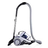 Dirt Devil Staubsauger ohne Beutel - DD2504 - 700W - HEPA 12 Filter - 9M Reichweite - mit Combibrush, Versenkter Bürste und Parkettbürste - 4.9KG - Staubsammelbox 2.7L , Blau