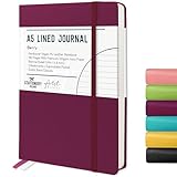 STATIONERY ISLAND Notizbuch A5 Liniert, Journal Hardcover mit 120 g/m² Dickem Papier, 180 Seiten Tagebuch, Notebook a5 für Mädchen, Reisetagebuch, Planen, Lernen, Schreiben