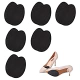 12 Stück Anti Rutsch Sohle Pads, Selbstklebend Rutschfeste Schuh-pads, Schuhsohlen-Anti-Rutsch-Griffe, Schuhboden- und Fersengeräuschreduzierungsaufkleber und -Schützer, Schwarz