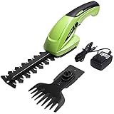 MAXUAN Grasschere & Strauchschere – 2-in-1 Hand-Heckenschere
