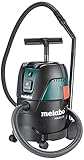 Metabo Allessauger / Nass Trockensauger mit Steckdose ASA 25 L PC (602014000) Industriesauger mit starker Saugleistung, 7.5m Kabel, inkl. Düsen-Set