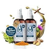 Aura vom Land Bio Premium Bitterstoffe Spray Alkoholfrei nach Hildegard von Bingen 2x100ml Set – Hochdosiertes Bitterspray Bittertropfen – 9 Natürliche Bitterkräuter Vegan – Bitter Made in Germany