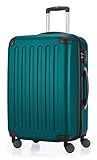 Hauptstadtkoffer Spree - Mittelgroßer Hartschalenkoffer, TSA, 4 Rollen, Koffer, Trolley, Rollkoffer, Reisekoffer, Volumenerweiterung, 65 cm, 74 Liter, Aquagrün