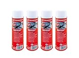 ROTHENBERGER Industrial 4 x RoTest Lecksuchspray 400 ml | Schnelles und sicheres Auffinden von Leckagen | Lecksucher | Auffinden von Undichtigkeiten an Gasleitungen & Druckleitungen