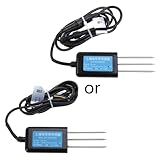3-in-1-Bodentemperatur/Feuchtigkeit/Leitfähigkeit RS485 Detektor Bodentester für Pflanze Gemüse Garten