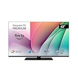 Panasonic Premium TV-43W80AEZ, W80 Serie 43 Zoll 4K Ultra HD QLED Smart TV, 2024, Fire TV, Dolby Vision & Atmos, Game Mode Plus, Alexa Sprachsteuerung, Airplay, Schwarz