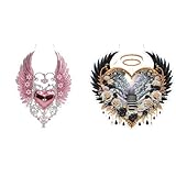 ARVALOLET Acryl Diamant Malerei Anhänger Flügel 5D DIY for Wanddekoration Malerei