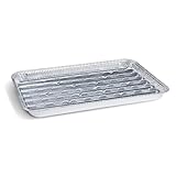 SWS 100 Alu Grillschalen Grillpfannen eckig 34 x 22 cm Aluschalen Grill