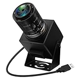 ELP 48MP USB-Kamera 8K Ultra HD USB-Kamera mit 3,6–10 mm 3-fach manuellem Zoomobjektiv Webcam für Computer Lightburn Nahaufnahmekamera für Lasergravierer Plug-and-Play zum Scannen von Dokumenten Gesic