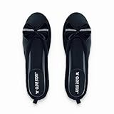 GLOVE STORY Damen Ballerina Hausschuhe aus Samt mit Strassverziertem Schleifchen – Eleganter, Weicher und Bequemer Stoff – Stilvolle Hausballerinas für Frauen – Handgefertigte Qualität