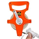 Metrikmessband - Umfrageerbandmessung Glasfaser | Vorbandmaß von 30 m | Klebeband mit weichem Grip Wicking Grab Griff | Spur- und Feldweitsprung -Carpenter Open Band Maßnahme Rolle