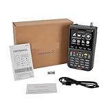 AYJYZHIAG V8 Finder 2 DVB-S2 1080P Satelliten-TV-Finder Digital FTA DVB-S/S2/ S2X Signaldetektor Receiver LCD-Bildschirm for Einstellen des Sat