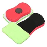 Parliky 2 Stück Magnetischer Tafelwischer Abnehmbar und Waschbar Staubfreier Kreideboard radierer mit Weichem Plüsch für Schwarze und Weiße Tafeln für Schule Büro und Trainingsräume