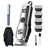 Kabelloser Haarschneider, elektrischer Haarschneider für Männer, Präzisionszubehör mit ergonomischem Griff für das Styling zu Hause und auf Reisen