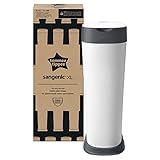 Tommee Tippee Twist & Click Windeleimer XL, Fasst bis zu 60 Windeln, Umweltfreundlicheres System mit 1 Nachfüllkassette mit Nachhaltig Bezogener Antibakterieller Greenfilm-Folie
