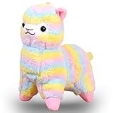 Danbghyuo Kuscheltier Alpaka Spielzeug,Alpaka Plüschtier,Alpaka Plüsch-Plüschtier,Cartoon Plüsch Spielzeug,plüschtier Frosch Kuscheltier,für Kinder Jungen Mädchen Dekoration Geschenk(25cm)