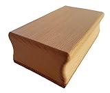 Toolioo Schleifklotz 115x64x36 mm | Hand-Schleifblock aus Buchenholz mit Korkauflage | Für handelsübliches Schleifpapier (Bogen oder Rollenware) | Made in Germany | Ergonomischer Holz-Schleifklotz