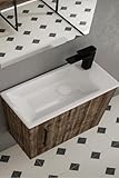 Atria Handwaschbecken, Keramik, Weiß, quadratisch, 2 – 50 cm LPP