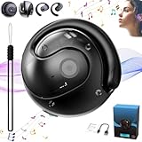 PKKP Hy-T26 Pro übersetzer Kopfhörer, Wireless Bluetooth Translation Earbuds mit SprachüBersetzer in 114 Sprachen, Echtzeit übersetzer Kopfhörer, übersetzungskopfhörer für Reisen Studium (A1-Schwarz)